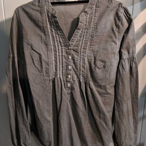 Black and White striped blouse